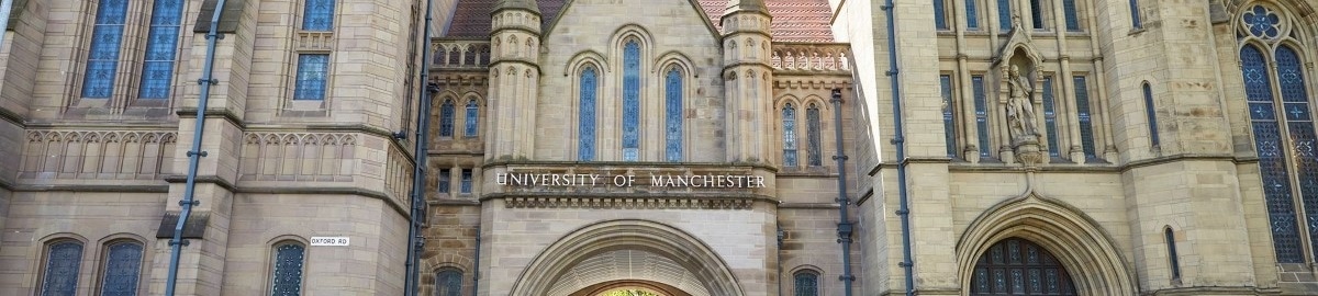 Front face of University of Manchester Building